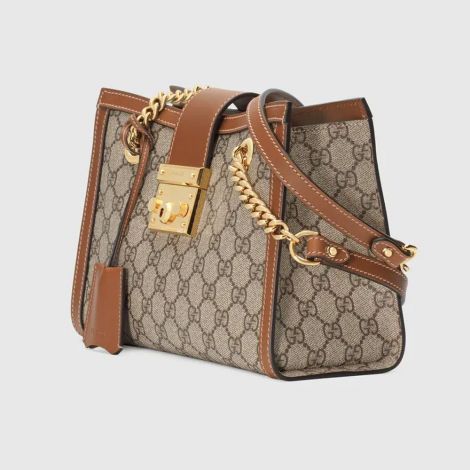 Gucci Çanta Padlock Small GG Kahverengi - Gucci Bag Canta Padlock Small Gg Shoulder Bag Supreme Kahverengi