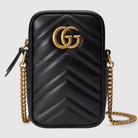 Gucci Çanta GG Marmont Mini Siyah - Gucci Canta 2021 Gg Marmont Mini Bag Black Siyah