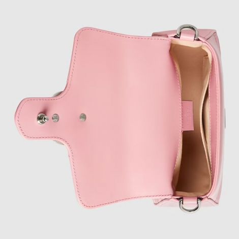 Gucci Çanta GG Marmont Mini Pembe - Gucci Canta 2021 Gg Marmont Mini Top Handle Bag Pink Pembe