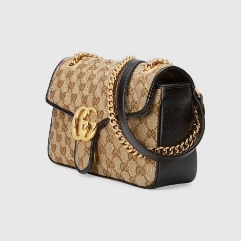 Gucci Çanta GG Marmont Small Bej - Gucci Canta 2021 Gg Marmont Small Shoulder Bag Beige Ebony Bej