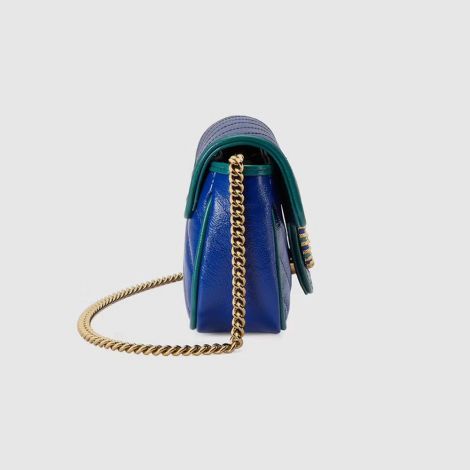 Gucci Çanta GG Marmont Small Mavi - Gucci Canta 2021 Gg Marmont Super Mini Bag Blue Turquoise Mavi