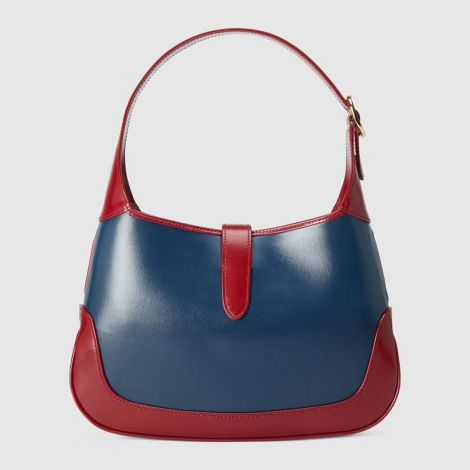 Gucci Çanta Jackie 1961 Lacivert - Gucci Canta 2021 Jackie 1961 Small Shoulder Bag Navy Blue Red Lacivert