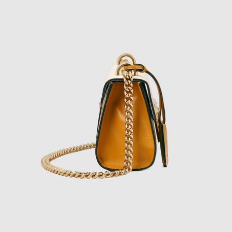 Gucci Çanta Padlock Small Sarı - Gucci Canta 2021 Padlock Small Shoulder Bag Supreme Sari