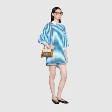 Gucci Çanta Padlock Small Sarı - Gucci Canta 2021 Padlock Small Shoulder Bag Supreme Sari