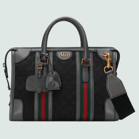 Gucci Çanta Bauletto Mini Siyah - Gucci Canta 22 Bauletto Mini Top Handle Bag Crossbody Bags For Women Black Siyah