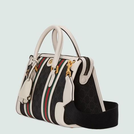 Gucci Çanta Bauletto Mini Siyah - Gucci Canta 22 Bauletto Mini Top Handle Bag Crossbody Bags For Women Gg Siyah