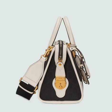 Gucci Çanta Bauletto Mini Siyah - Gucci Canta 22 Bauletto Mini Top Handle Bag Crossbody Bags For Women Gg Siyah