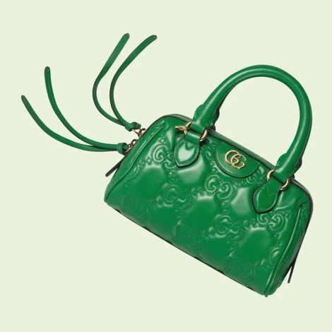 Gucci Çanta GG Matelasse Mini Yeşil - Gucci Canta 22 Gg Matelasse Mini Bag Green Yesil