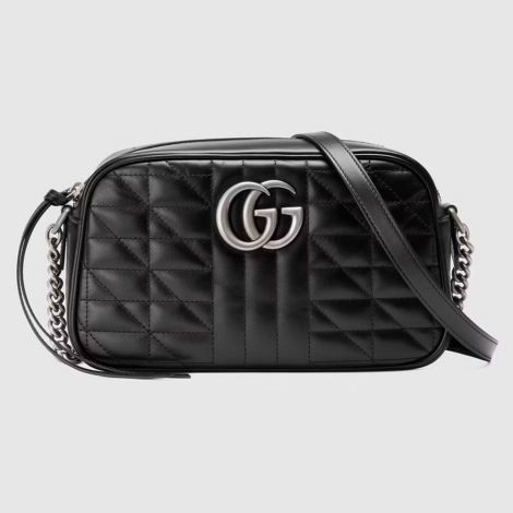 Gucci Çanta GG Marmont Small Siyah - Gucci Canta 22 Handbags Crossbody Bags For Women Gg Marmont Small Shoulder Bag Black Siyah