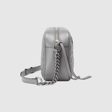 Gucci Çanta GG Marmont Small Gri - Gucci Canta 22 Handbags Crossbody Bags For Women Gg Marmont Small Shoulder Bag Gray Gri