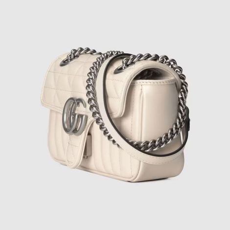 Gucci Çanta GG Marmont Mini Beyaz - Gucci Canta 22 Handbags Mini Bags For Women Gg Marmont Mini Shoulder Bag Beyaz