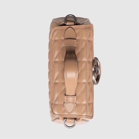 Gucci Çanta GG Marmont Mini Bej - Gucci Canta 22 Handbags Mini Bags For Women Gg Marmont Mini Top Handle Bag Beige Bej