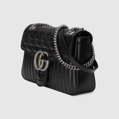 Gucci Çanta GG Marmont Medium Siyah - Gucci Canta 22 Handbags Shoulder Bags For Women Gg Marmont Medium Shoulder Bag Black Siyah