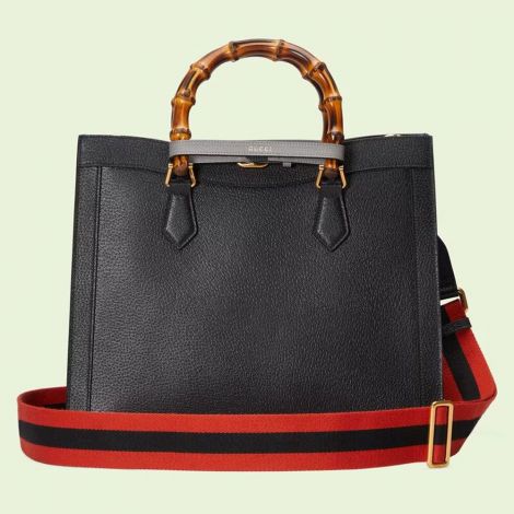 Gucci Çanta Diana Medium Siyah - Gucci Canta 22 Handbags Totes Bags For Women Diana Medium Tote Bag Black Siyah