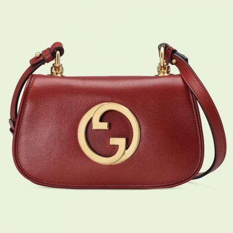 Gucci Çanta Blondie Mini Kırmızı - Gucci Canta 22 Shoulder Bags For Women Blondie Mini Bag Red Kirmizi