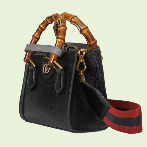 Gucci Çanta Diana Mini Siyah - Gucci Canta 22 Shoulder Bags For Women Diana Mini Tote Bag Black Siyah
