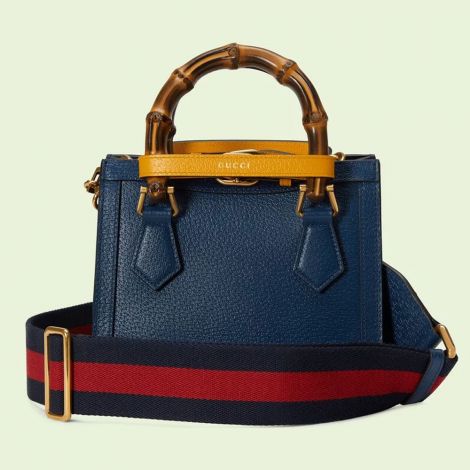 Gucci Çanta Diana Mini Mavi - Gucci Canta 22 Shoulder Bags For Women Diana Mini Tote Bag Blue Mavi