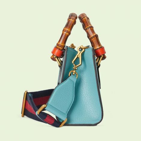 Gucci Çanta Diana Mini Mavi - Gucci Canta 22 Shoulder Bags For Women Diana Mini Tote Bag Light Blue Acik Mavi