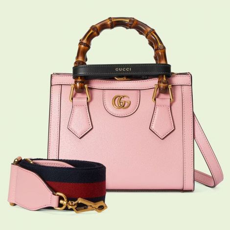 Gucci Çanta Diana Mini Pembe - Gucci Canta 22 Shoulder Bags For Women Diana Mini Tote Bag Pink Pembe