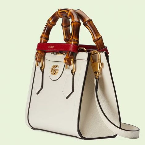 Gucci Çanta Diana Mini Beyaz - Gucci Canta 22 Shoulder Bags For Women Diana Mini Tote Bag White Beyaz