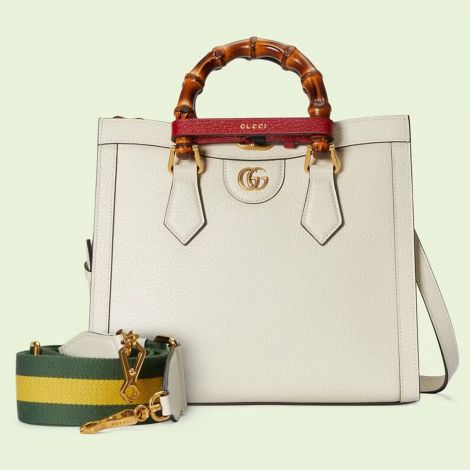 Gucci Çanta Diana Mini Beyaz - Gucci Canta 22 Shoulder Bags For Women Diana Small Tote Bag White Beyaz