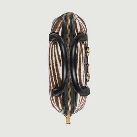 Gucci Çanta Horsebit Siyah - Gucci Canta Kadin 21 Horsebit 1955 Small Top Handle Bag Siyah