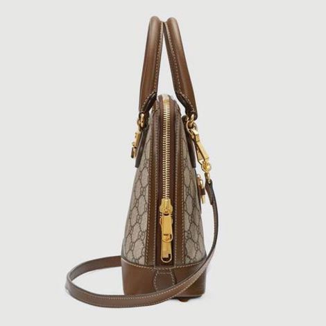Gucci Çanta Horsebit Supreme - Gucci Canta Kadin 21 Horsebit 1955 Small Top Handle Bag Supreme