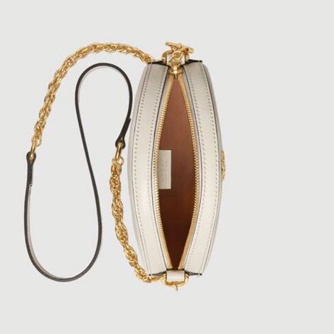 Gucci Çanta Ophidia Beyaz - Gucci Canta Kadin 21 Ophidia Mini Round Shoulder Bag Beyaz