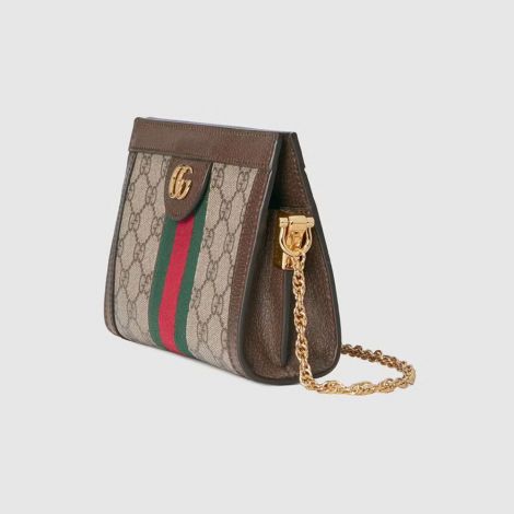Gucci Çanta Ophidia Mini Kahverengi - Gucci El Cantasi Ophidia Mini Shoulder Bag Gg Supreme Gri Kahverengi