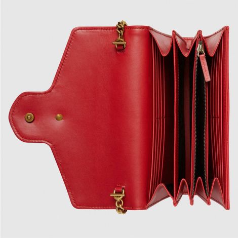 Gucci Çanta Marmont Mini Kırmızı - Gucci Gg Marmont Matelass Mini Bag Kirmizi