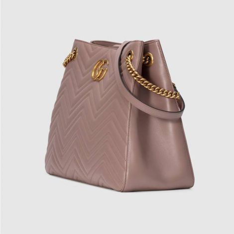 Gucci Çanta Marmont Medium Bej - Gucci Gg Marmont Medium Matelass Shoulder Bag Bej