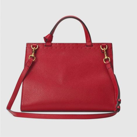Gucci Çanta Marmont Small Kırmızı - Gucci Gg Marmont Small Top Handle Bag Kirmizi