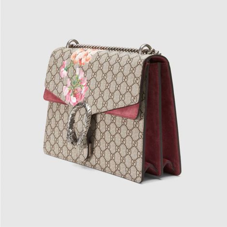 Gucci Çanta Dionysus Krem - Gucci Omuz Cantasi Womens Shoulder Bags Blooms Print Krem