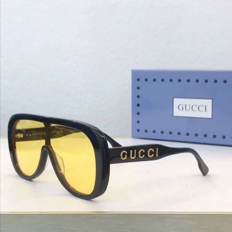 Gucci Gözlük Güneş Gözlüğü Sarı - Gucci Gunes Gozlugu Gucci Gozluk 172 Sari