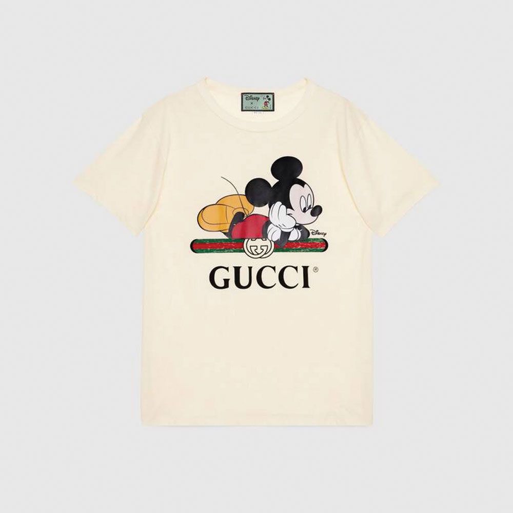 walgelijk zege materiaal Gucci Tişört Disney Beyaz Kadın | Maslak Outlet