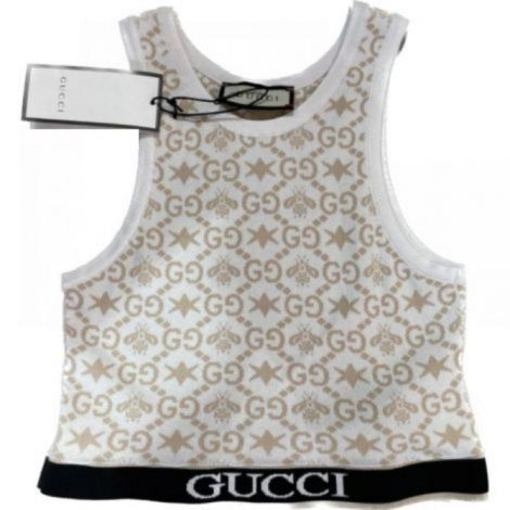 Gucci Crop Top Beyaz - Gucci Crop Beyaz