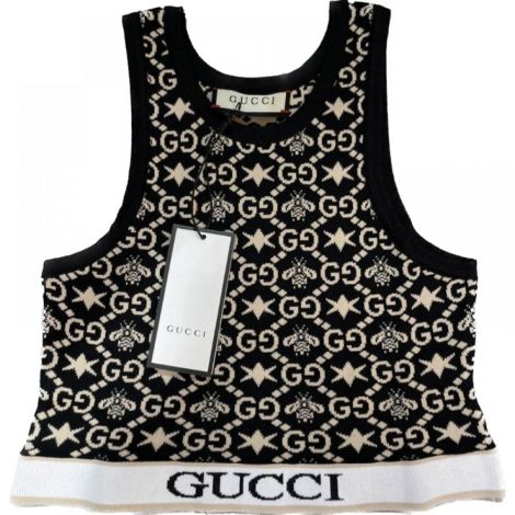 Gucci Crop Top Siyah - Gucci Cropped T Shirt Gucci Cropped Gucci Crop Siyah