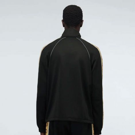 Gucci Eşofman Takımı Technical Siyah - Gucci Sweatshirt Technical Jersey Jacket Ceket Esofman Ust Siyah V1