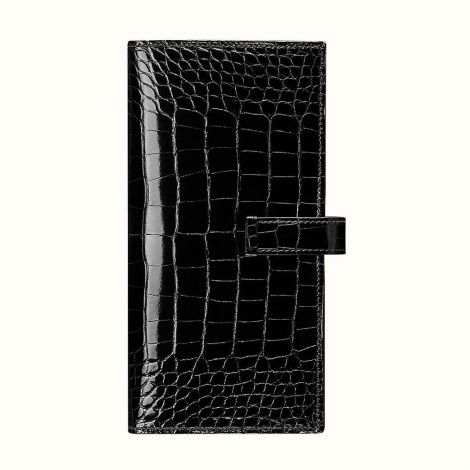 Hermes Cüzdan Bearn Siyah - Hermes Cuzdan Paris Bearn Wallet Noir Siyah