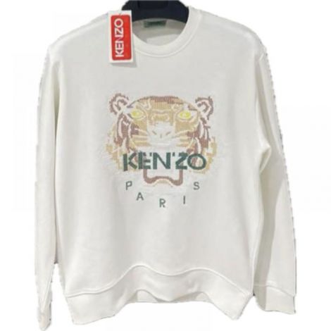 Kenzo Sweatshirt Beyaz - Kenzo Sweatshirt Kenzo 5721 Beyaz