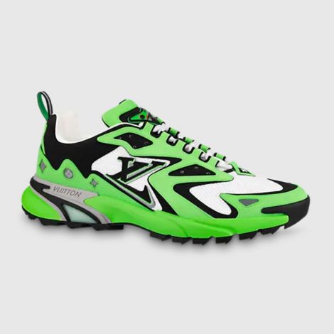 Louis Vuitton Ayakkabı Runner Tatic Yeşil - Louis Vuitton Ayakkabi 22 Lv Runner Tatic Sneaker Green Yesil