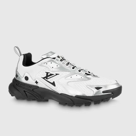 Louis Vuitton Ayakkabı Runner Tatic Beyaz - Louis Vuitton Ayakkabi 22 Lv Runner Tatic Sneaker Siyah Beyaz
