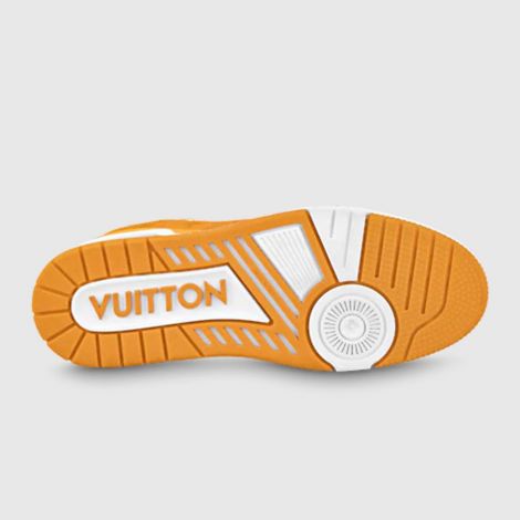 Louis Vuitton Ayakkabı Trainer Sneaker Sarı - Louis Vuitton Ayakkabi 22 Lv Trainer Sneaker Beyaz 3 Logo Beyaz Sari
