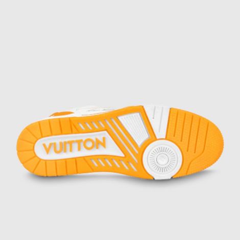 Louis Vuitton Ayakkabı Trainer Sneaker Sarı - Louis Vuitton Ayakkabi 22 Lv Trainer Sneaker Beyaz 3 Logo Sari