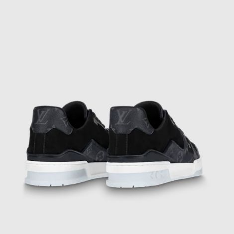 Louis Vuitton Ayakkabı Trainer Sneaker Siyah - Louis Vuitton Ayakkabi 22 Lv Trainer Sneaker Beyaz Siyah