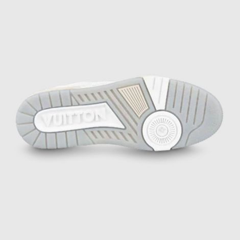 Louis Vuitton Ayakkabı Trainer Sneaker Beyaz - Louis Vuitton Ayakkabi 22 Lv Trainer Sneaker Gri Beyaz