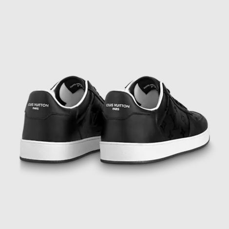 Louis Vuitton Ayakkabı Rivoli Sneaker Siyah - Louis Vuitton Ayakkabi 22 Rivoli Sneaker Erkek Black White Siyah