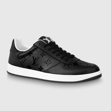 Louis Vuitton Ayakkabı Rivoli Sneaker Siyah - Louis Vuitton Ayakkabi 22 Rivoli Sneaker Erkek Black White Siyah