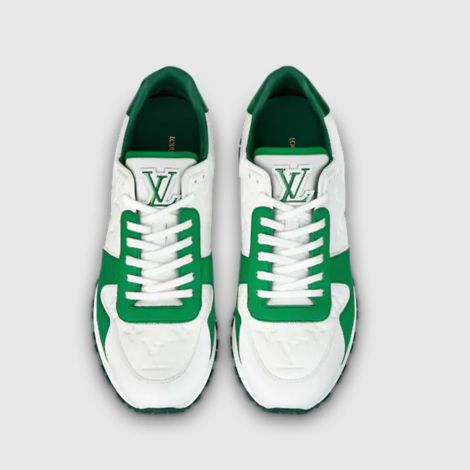 Louis Vuitton Ayakkabı Run Away Yeşil - Louis Vuitton Ayakkabi 22 Run Away Sneaker Erkek Beyaz Yesil