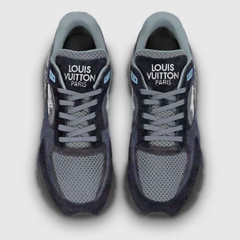 Louis Vuitton Ayakkabı Run Away Lacivert - Louis Vuitton Ayakkabi 22 Run Away Sneaker Erkek Siyah Lacivert